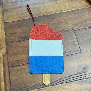 Red White Blue Popsicle Wristlet